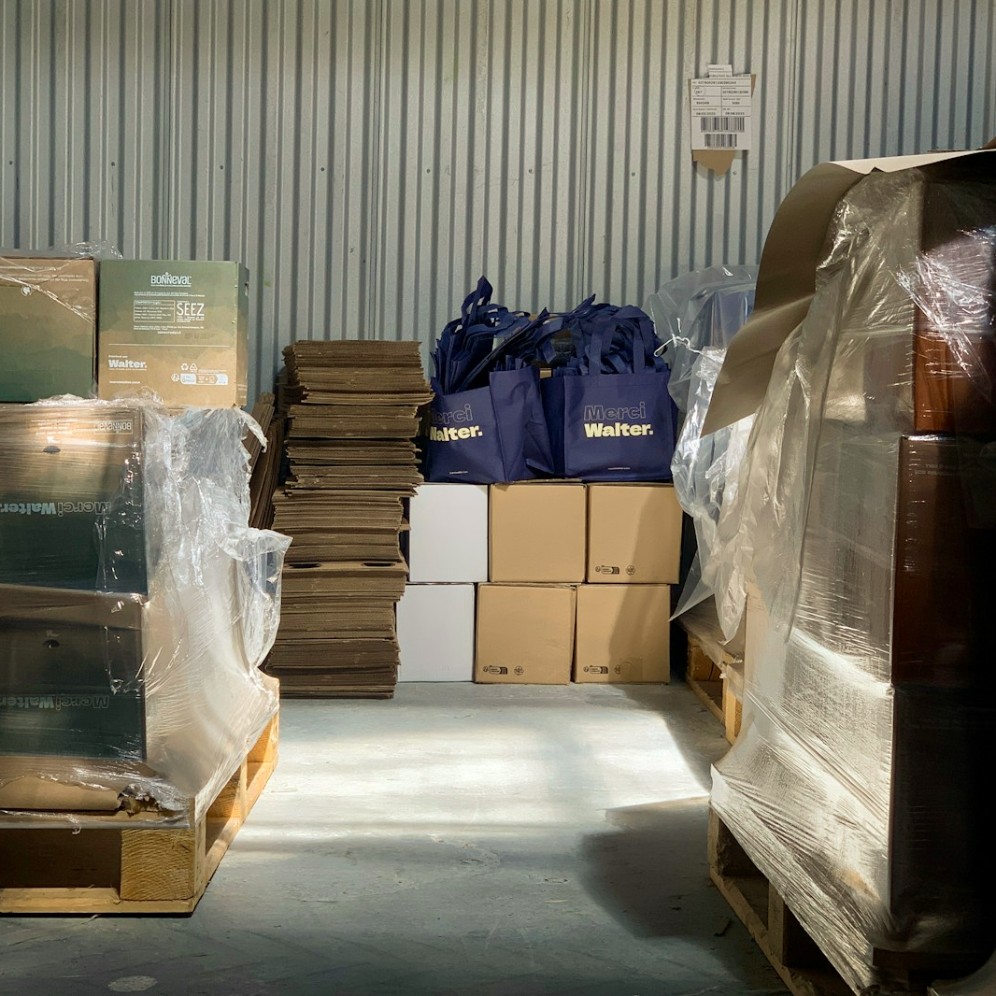 Packaged products representing a Shopify product catalogue